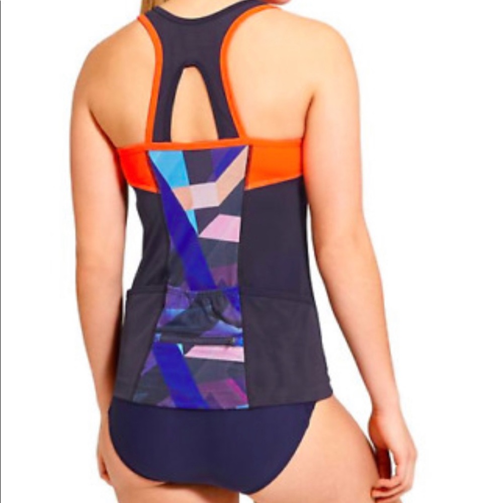 Athleta Bondi Tri Tankini Top Only, size medium NEW